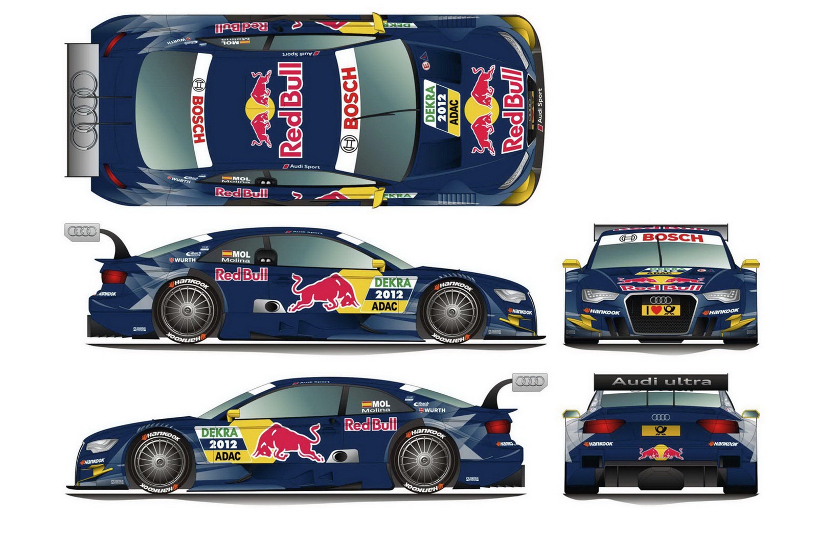 Audi A5 DTM sa prezentat pe circuitul de la Valencia  AutoMOD.ro