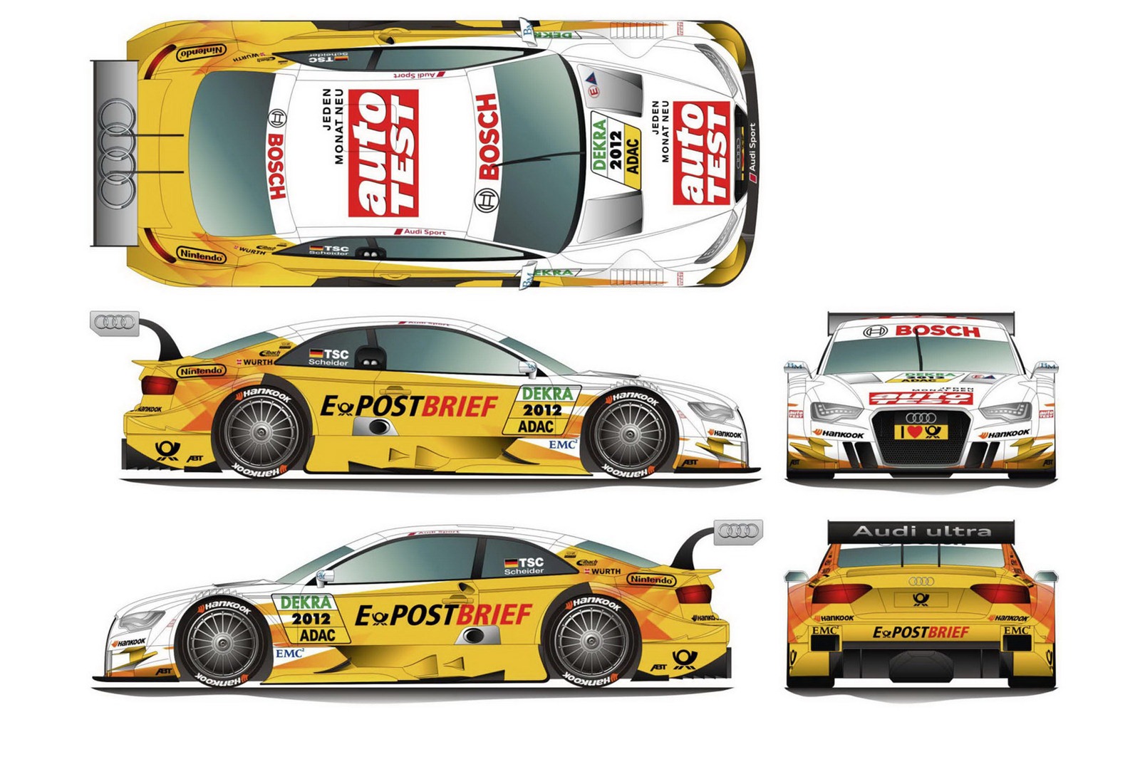 Audi A5 DTM sa prezentat pe circuitul de la Valencia  AutoMOD.ro